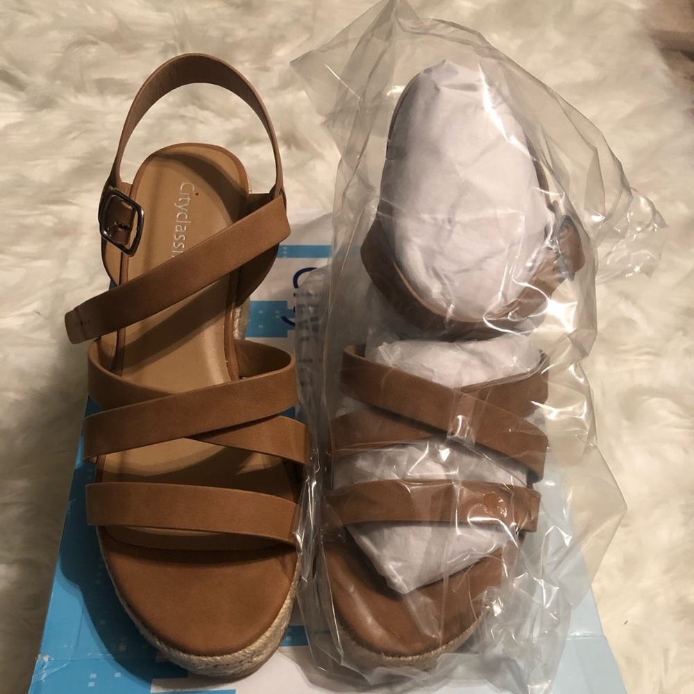 City Classified Wedge Espedrilles